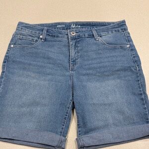 STYLUS Light Blue Denim Shorts